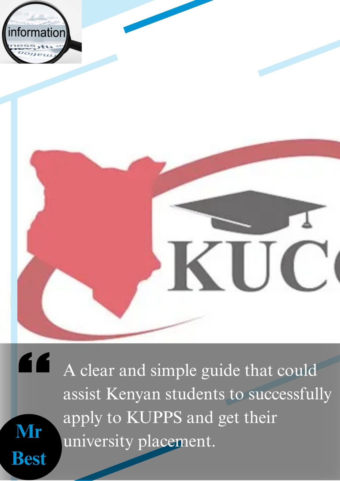 Application to KUPPS: Stepwise Guide to Kenyan students.